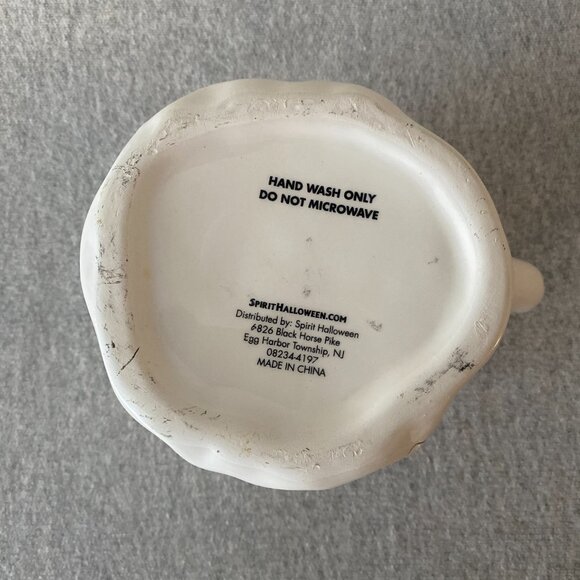 Spirit Halloween White Ghost Shaped Ceramic Coffee Mug - Picture 10 of 10